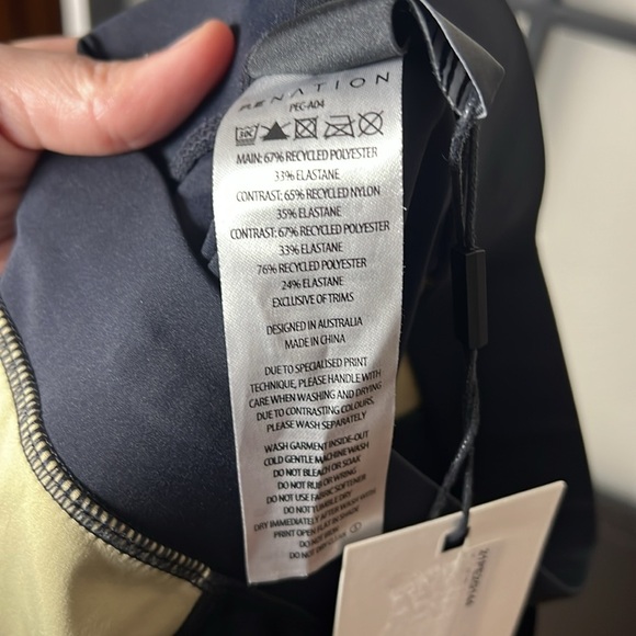 NWT P.E. Nation DOUBLE TEAM LEGGING - OLIVE Size XS - Picture 6 of 8